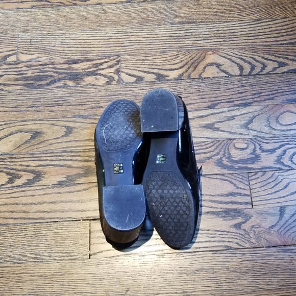 Black & Suede block kitten heels - Picture 3 of 3